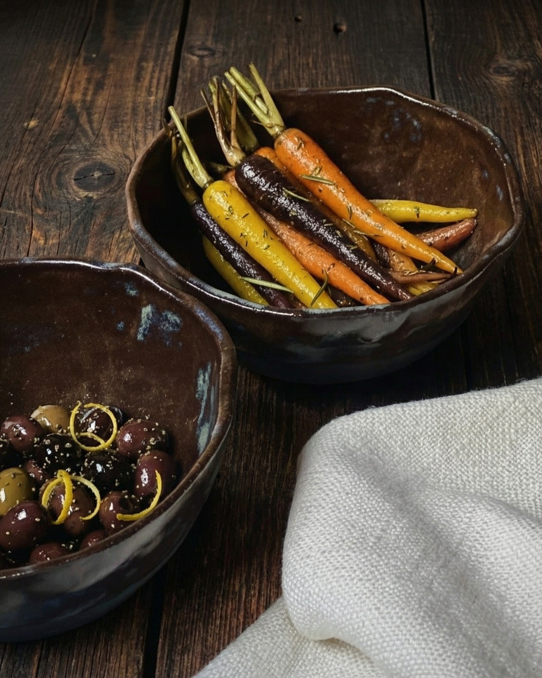 Breakfast Bowls | Dark Iron Glaze