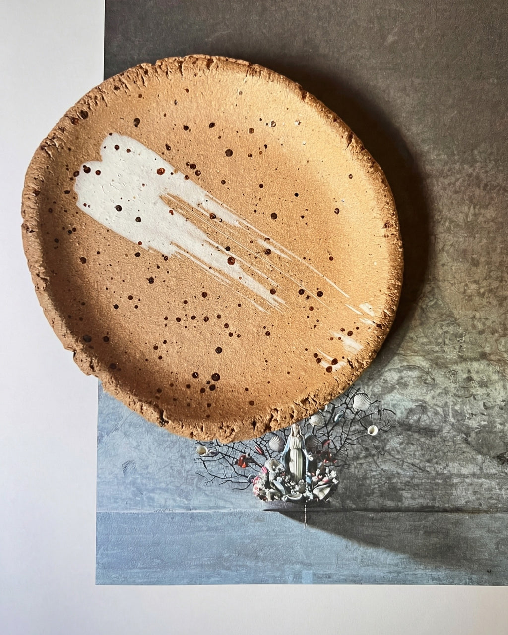 Small Granite Deco Plate | Matte Sealed