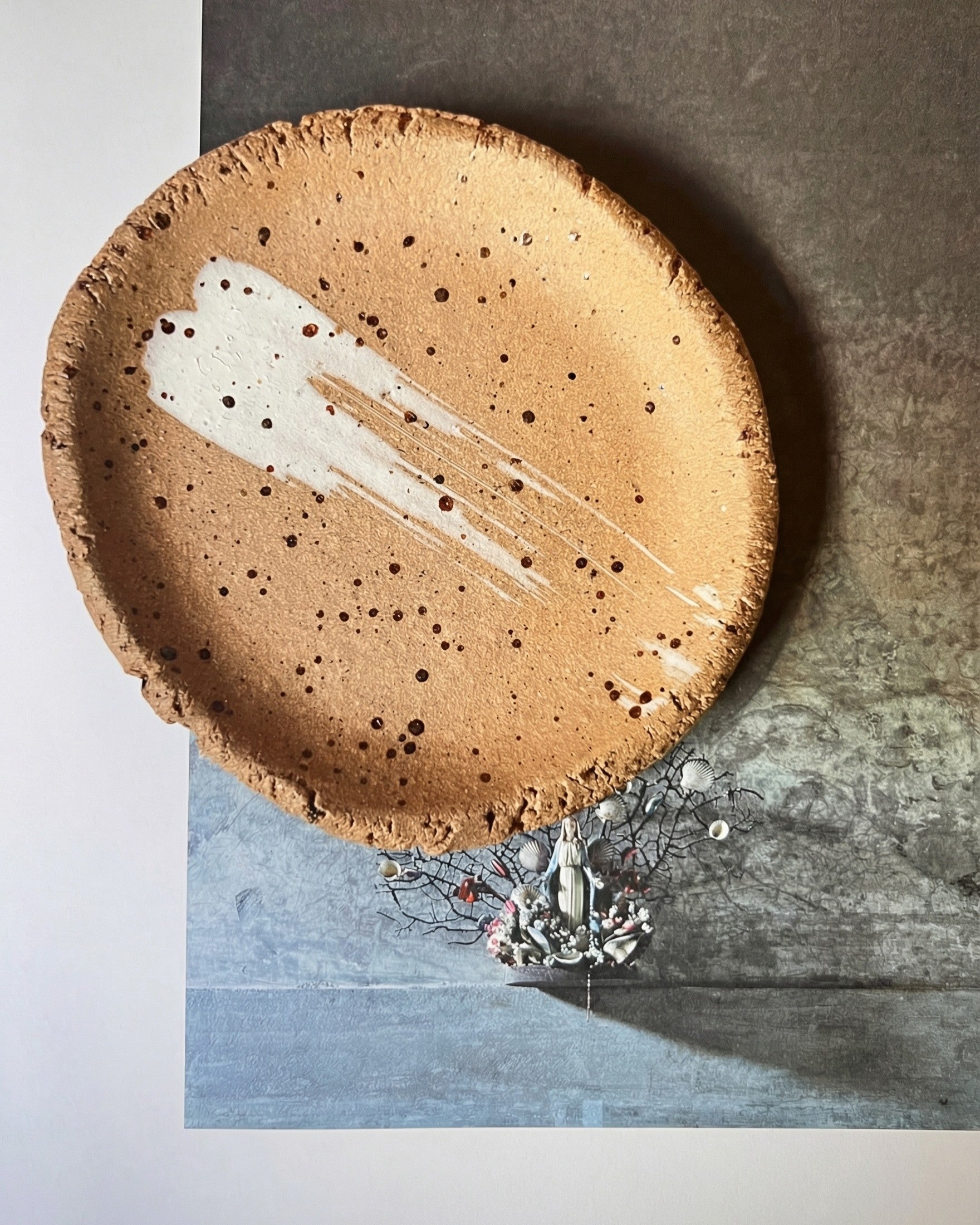 Small Granite Deco Plate | Matte Sealed