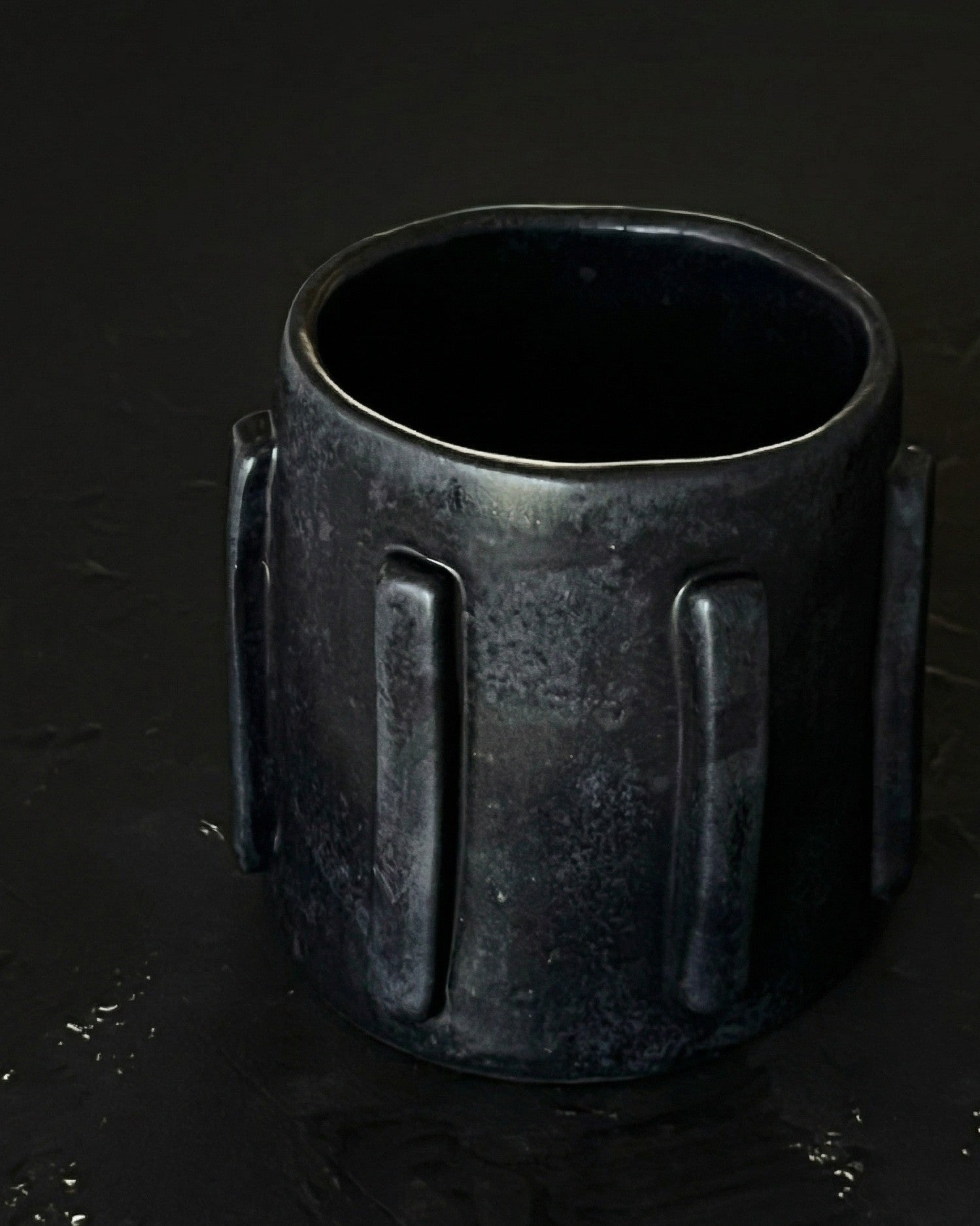 Ridge Vessel | Stone Glaze