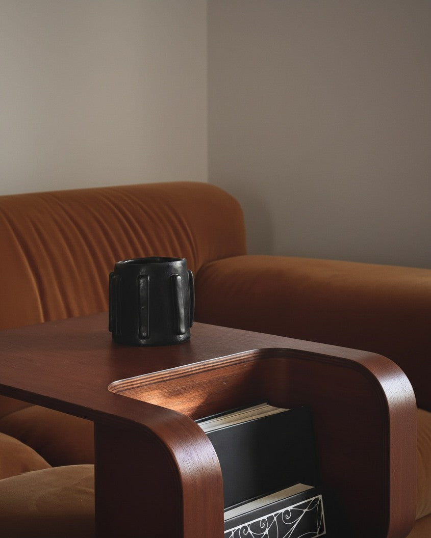 Ridge Vessel | Stone Glaze