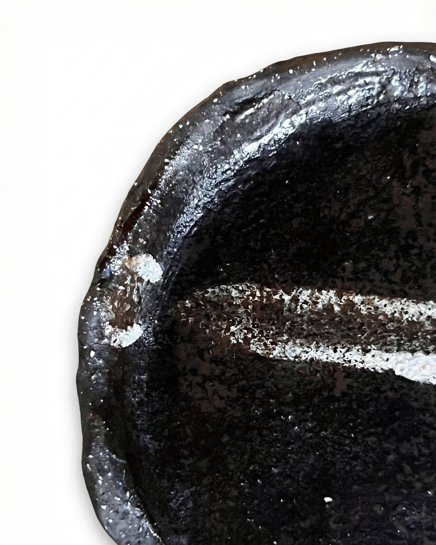 Small Stone Plates | Dark Rust Glaze